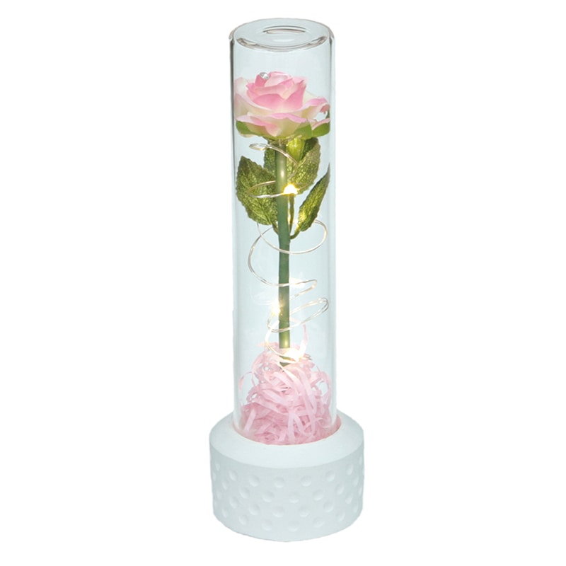 大橋新治商店 LEDフラワー シリンダーピンク 44-102 1個（ご注文単位1個）【直送品】