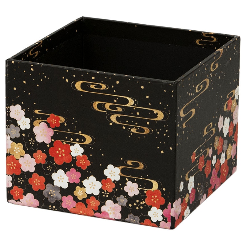 大橋新治商店 ボックス 梅がさね 大 黒 53-033 1個(ご注文単位6個)【直送品】