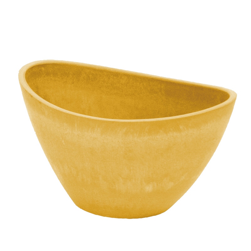 大橋新治商店 プラスチックポット　バルカ L　ゴールド 55-323 1個（ご注文単位1個）【直送品】