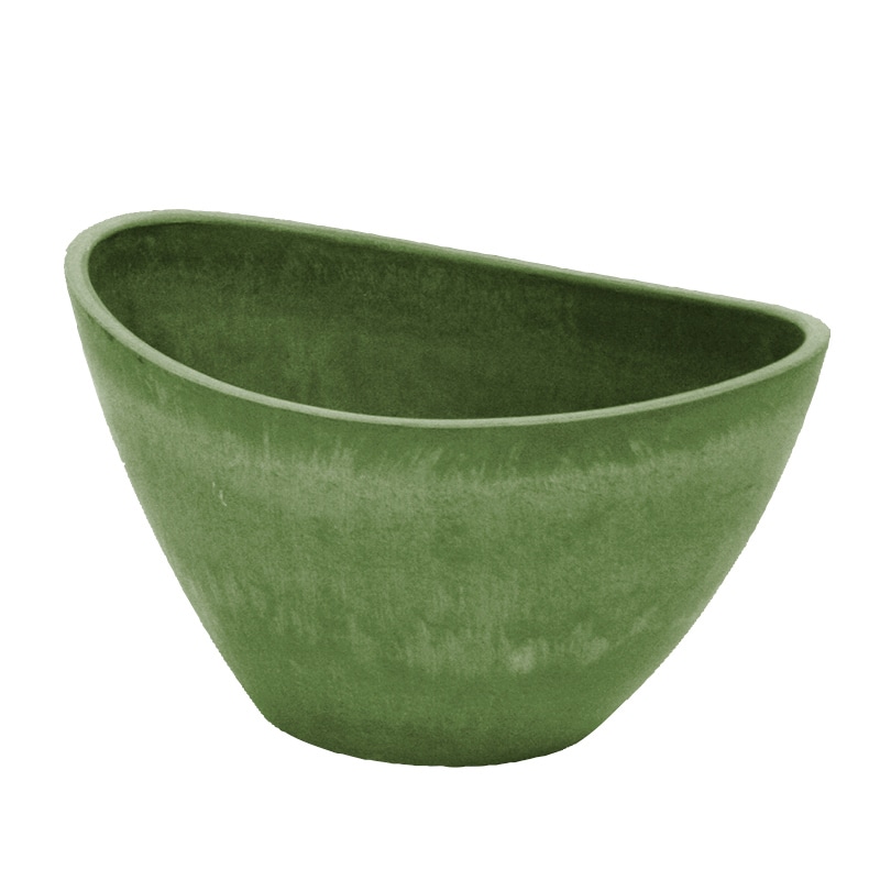 大橋新治商店 プラスチックポット　バルカ L　オリーブグリーン 55-393 1個（ご注文単位1個）【直送品】