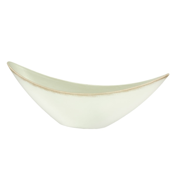 大橋新治商店 PPポット　プラレア　ホワイト 舟形 56-031 1個（ご注文単位1個）【直送品】