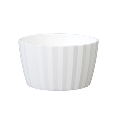 大橋新治商店 プラスチックポット ロンド アレンジS ホワイト 56-1616 1個（ご注文単位10個）【直送品】