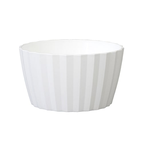 大橋新治商店 プラスチックポット ロンド アレンジM ホワイト 56-1626 1個（ご注文単位10個）【直送品】