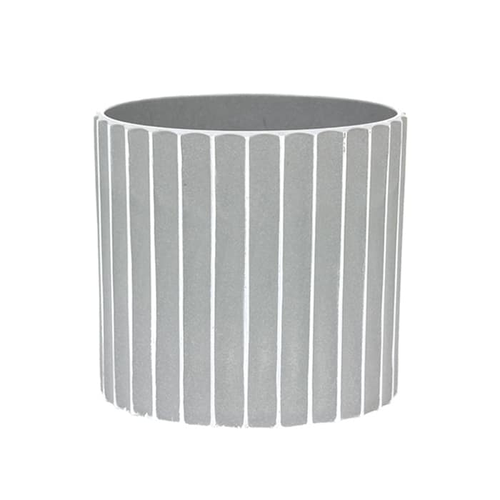 大橋新治商店 メラミンポット コルポ M ライトグレー 56-1826 1個（ご注文単位6個）【直送品】