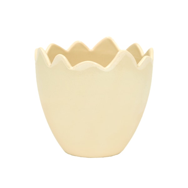 大橋新治商店 エッグポット ベージュ 56-2036 1個（ご注文単位12個）【直送品】