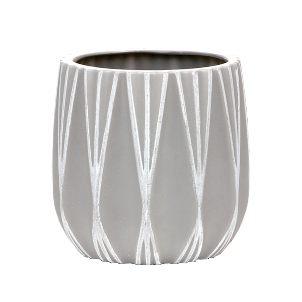 大橋新治商店 ポット ステラ ライトグレー M 56-6226 1個（ご注文単位8個）【直送品】