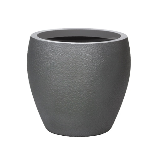 大橋新治商店 ポット プラベース ダークグレー K7 56-6476 1個（ご注文単位1個）【直送品】