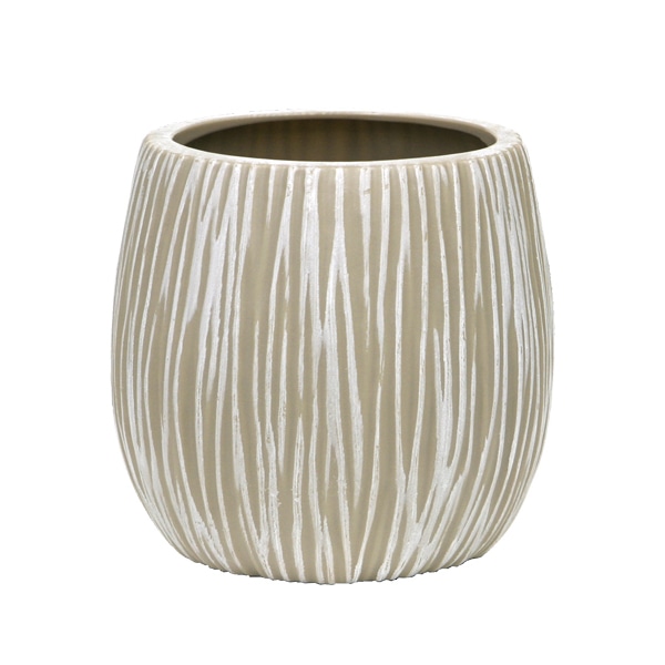 大橋新治商店 ポット リニエ ベージュ M 56-6526 1個（ご注文単位8個）【直送品】