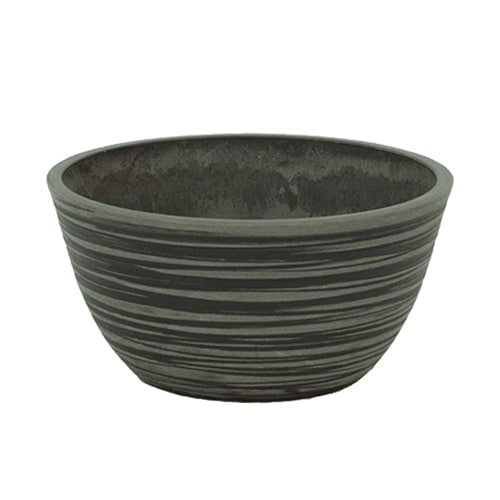 大橋新治商店 プラスチックポット ガルボ ラウンドS チャコール 57-1126 1個（ご注文単位1個）【直送品】