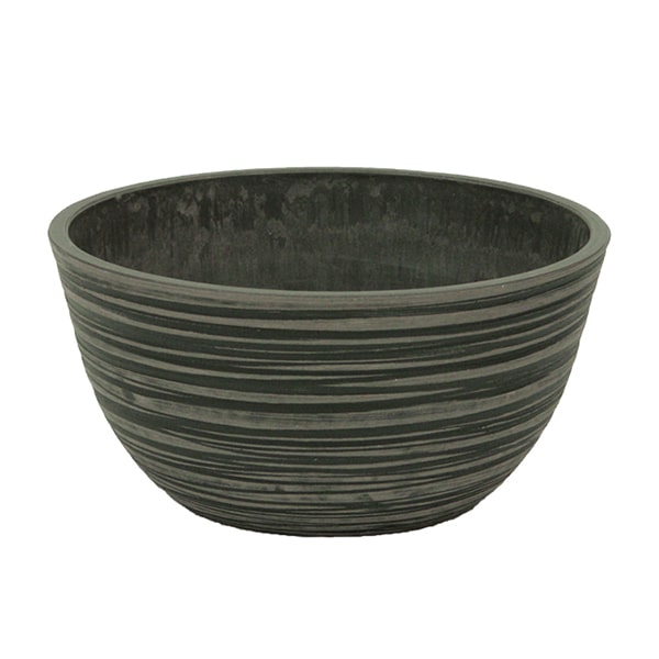 大橋新治商店 プラスチックポット ガルボ ラウンドM チャコール 57-1136 1個（ご注文単位1個）【直送品】