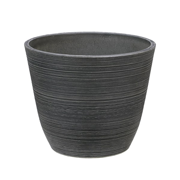 >大橋新治商店 プラスチックポット ガルボ D5号 チャコール 57-1356 1個（ご注文単位1個）【直送品】