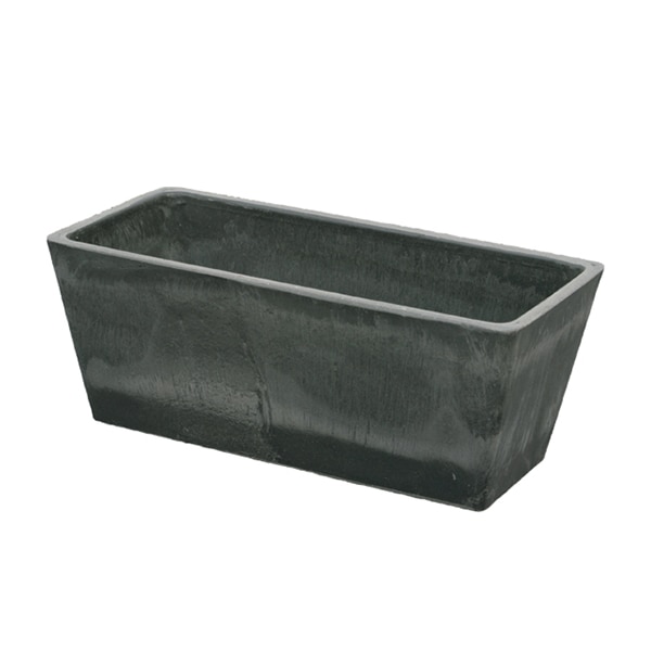 大橋新治商店 プラスチックポット バルカ レクト ブラック 57-1746 1個（ご注文単位1個）【直送品】