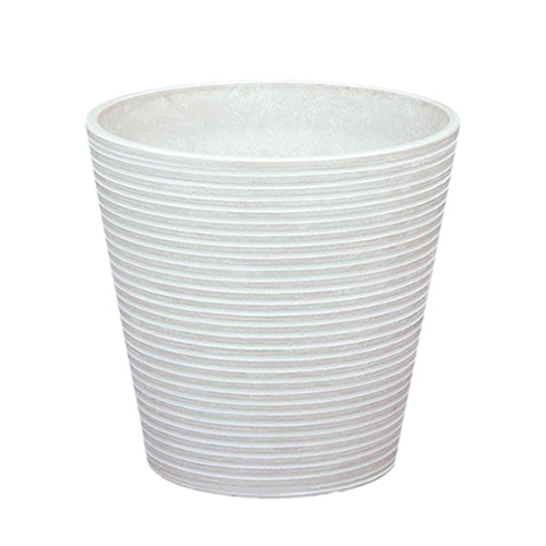 大橋新治商店 プラスチックポット ガルボ K8号 ホワイト 57-2086 1個（ご注文単位1個）【直送品】