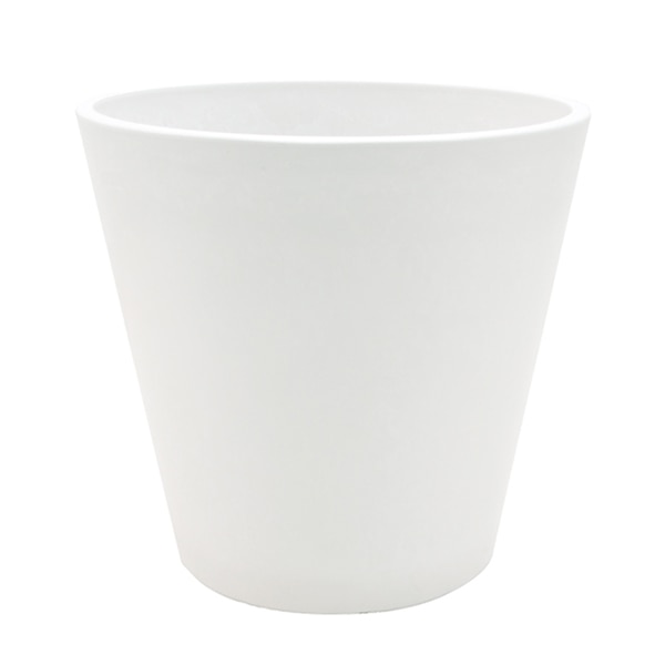 大橋新治商店 プラスチックポット ガルボ K10号 ホワイト 57-2306 1個（ご注文単位1個）【直送品】