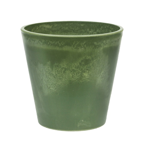 大橋新治商店 プラスチックポット ガルボ K8号 オリーブPL 57-2686 1個（ご注文単位1個）【直送品】