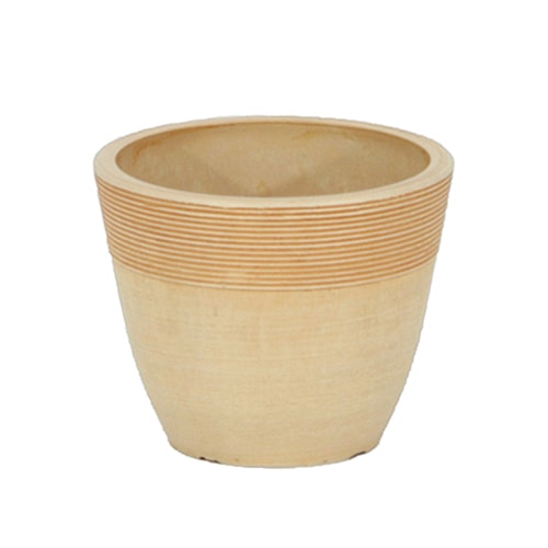 大橋新治商店 プラスチックポット ガルボ D3号 ベージュ 57-5326 1個（ご注文単位10個）【直送品】