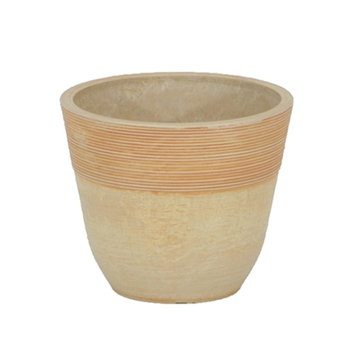 大橋新治商店 プラスチックポット ガルボ D3.5号 ベージュ 57-5336 1個（ご注文単位10個）【直送品】