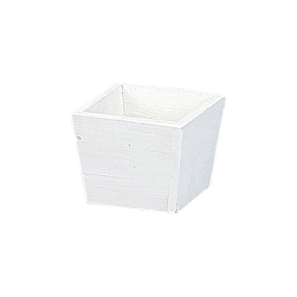 大橋新治商店 ウッドバスケット 小　ホワイト 63-022 1個（ご注文単位1個）【直送品】