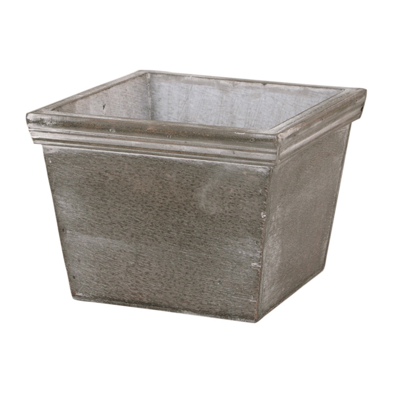 大橋新治商店 ウッドプランター D3.5号　グレー 63-303 1個（ご注文単位1個）【直送品】