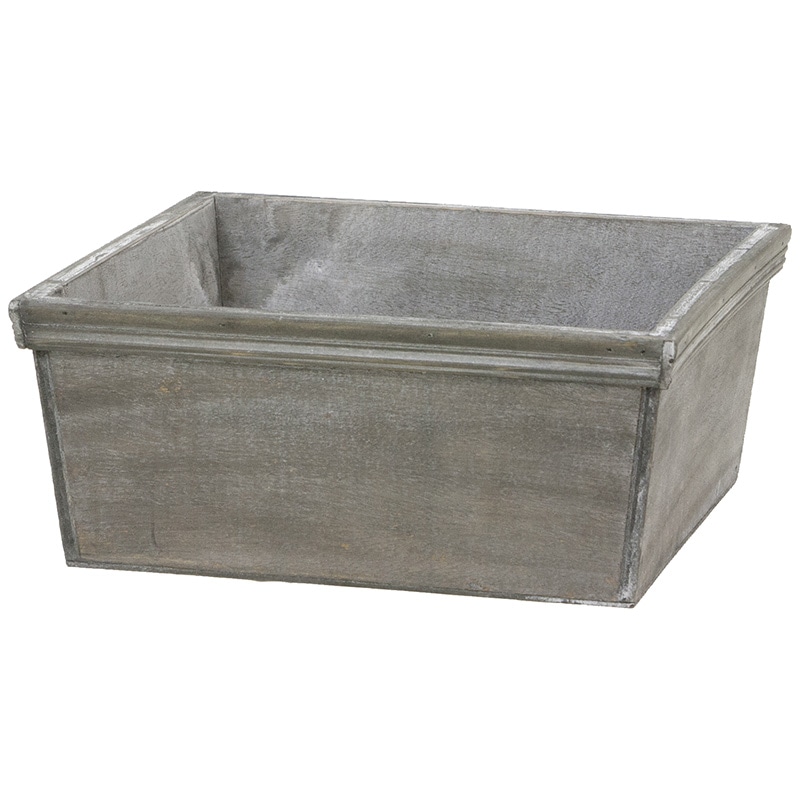 大橋新治商店 ウッドプランター アレンジL　グレー 63-319 1個（ご注文単位1個）【直送品】