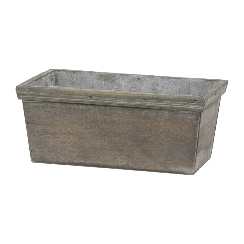 大橋新治商店 ウッドプランター D3号W　グレー 63-327 1個（ご注文単位1個）【直送品】