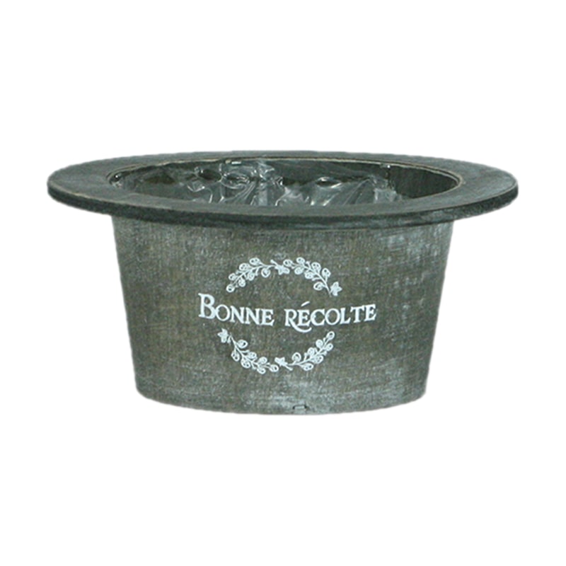 大橋新治商店 ウッドバスケット レコルト アレンジS グレー 63-481 1個(ご注文単位10個)【直送品】