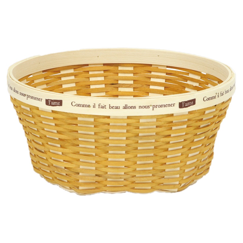 大橋新治商店 ウッドバスケット　ミエル 寄せL 63-515 1個（ご注文単位1個）【直送品】