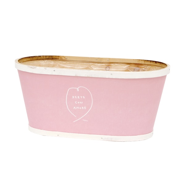 大橋新治商店 アレンジバスケット ペコ D4W号 ピンク 64-024 1個（ご注文単位1個）【直送品】