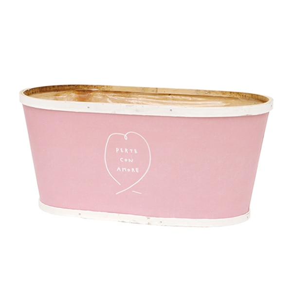 大橋新治商店 アレンジバスケット ペコ D5W号 ピンク 64-025 1個（ご注文単位1個）【直送品】