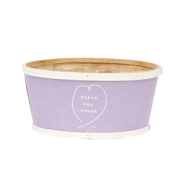 大橋新治商店 アレンジバスケット ペコ 寄せM パープル 64-050 1個（ご注文単位6個）【直送品】