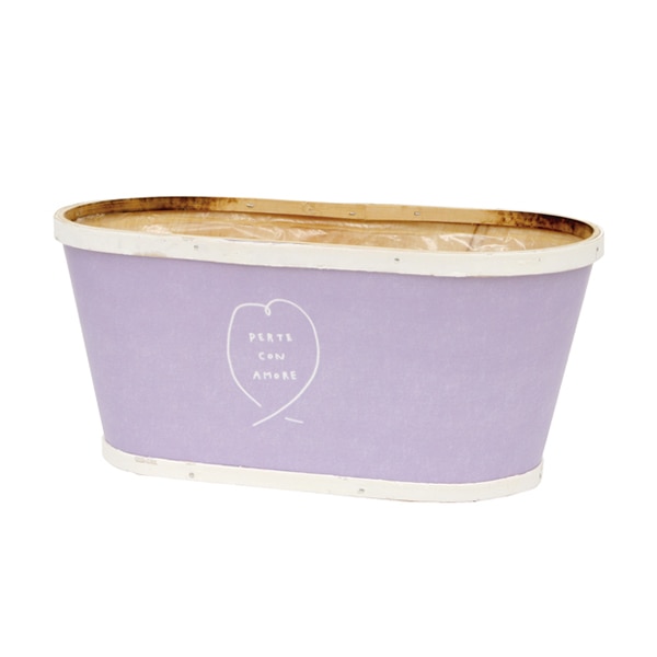 大橋新治商店 アレンジバスケット ペコ D4W号 パープル 64-104 1個（ご注文単位1個）【直送品】