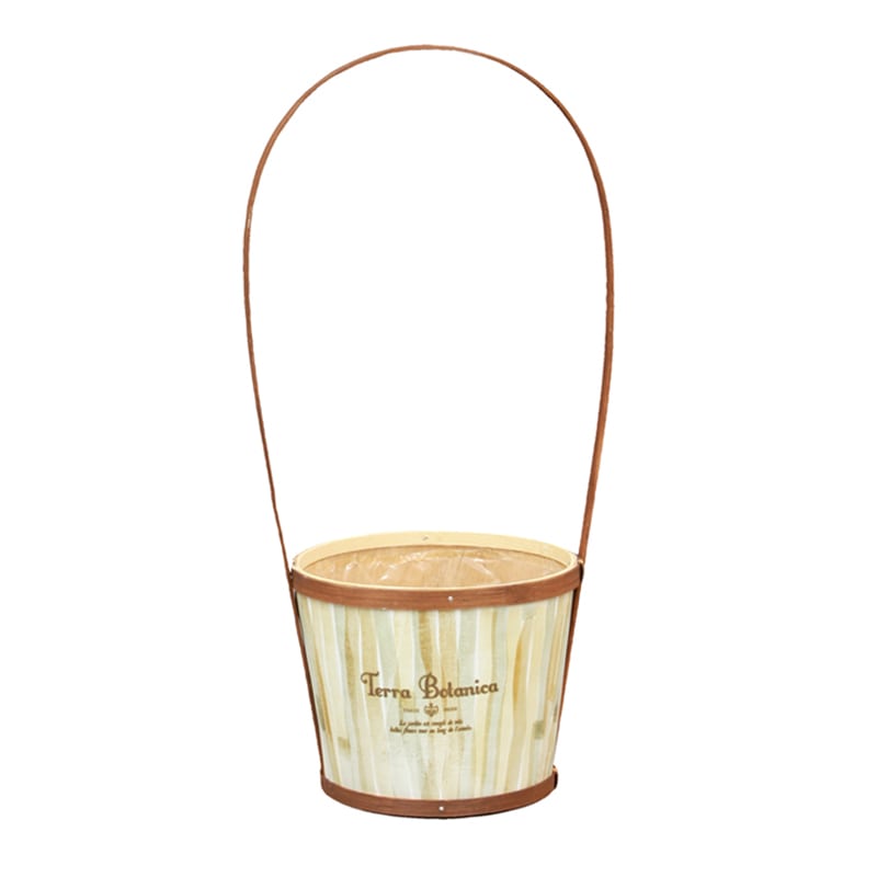 大橋新治商店 ウッドバスケット　ラペール D4H号　ブラウン 64-144 1個（ご注文単位1個）【直送品】