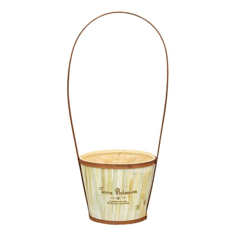 大橋新治商店 ウッドバスケット　ラペール D5H号　ブラウン 64-145 1個（ご注文単位1個）【直送品】