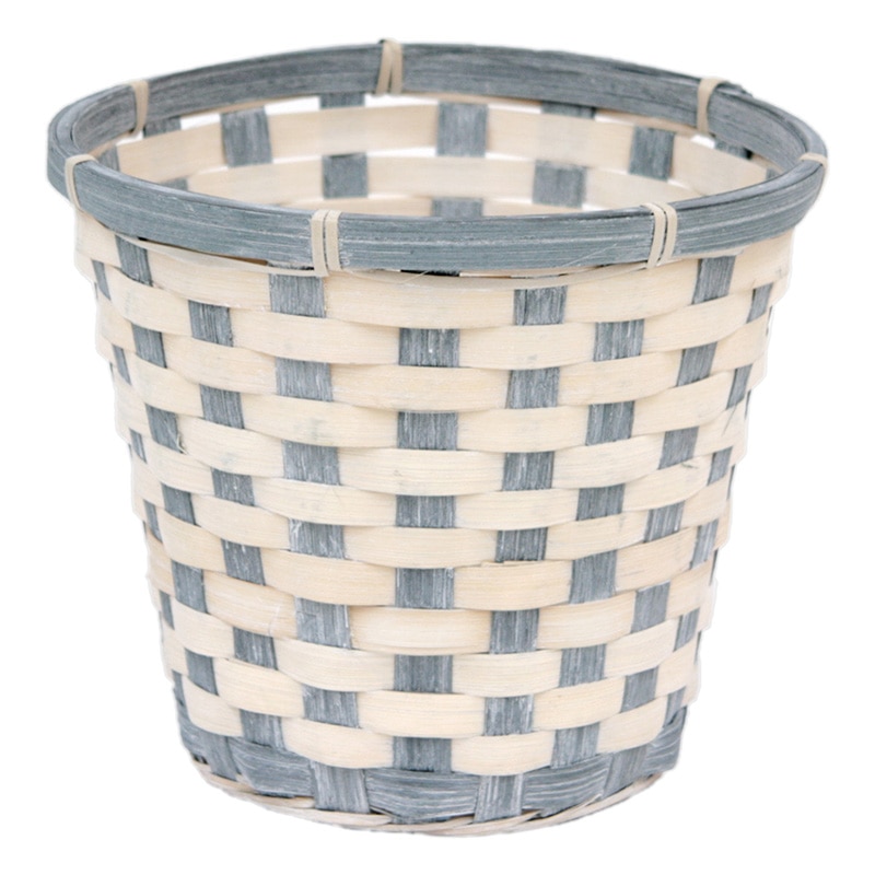 大橋新治商店 バスケット　マカロン D5号　グレー 65-025 1個（ご注文単位1個）【直送品】