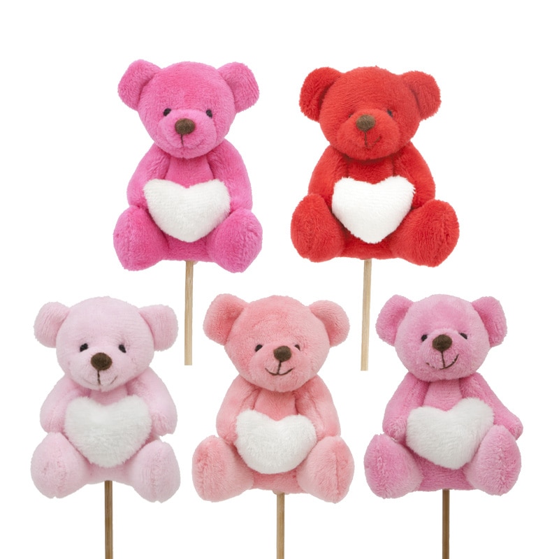 大橋新治商店 縫いぐるみピック　アソートセット ハートベア 85-594 1個（ご注文単位10個）【直送品】