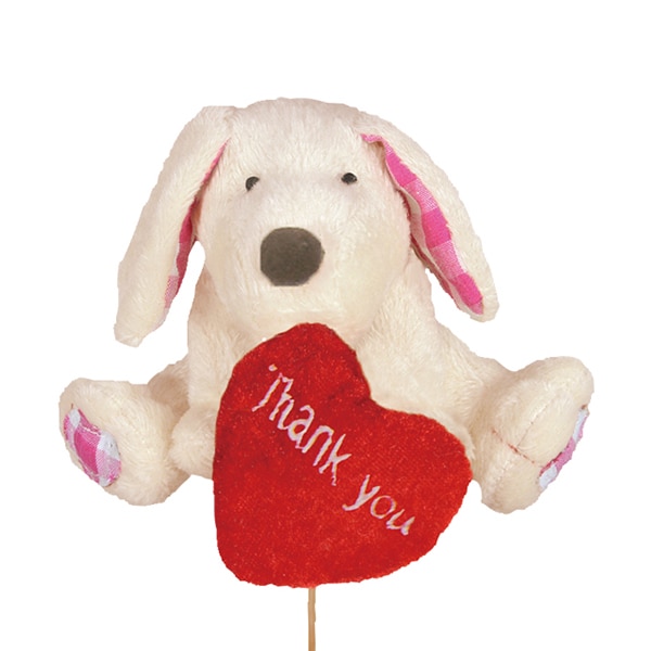 大橋新治商店 縫いぐるみピック ドッグ ピンク 86-5486 1本（ご注文単位6本）【直送品】