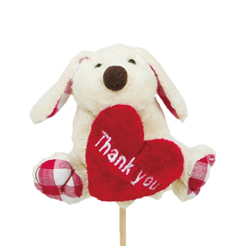 大橋新治商店 縫いぐるみピック ドッグ レッド 86-5546 1本（ご注文単位10本）【直送品】