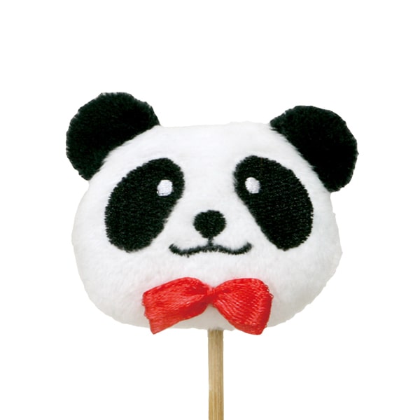 大橋新治商店 縫いぐるみピック パンダ 86-6026 1本（ご注文単位10本）【直送品】