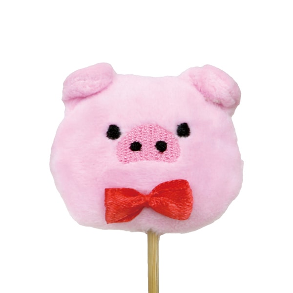 大橋新治商店 縫いぐるみピック ブタ 86-6046 1本（ご注文単位10本）【直送品】