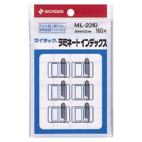 ML-231B アオワク MLラミネートインデックス 青枠 1個 (ご注文単位1個)【直送品】