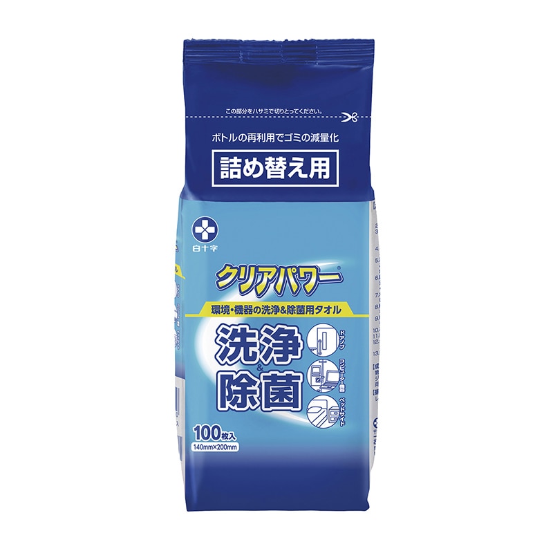クリアパワー 詰替 42773 140×200 100枚入 20個/箱(ご注文単位1箱)【直送品】