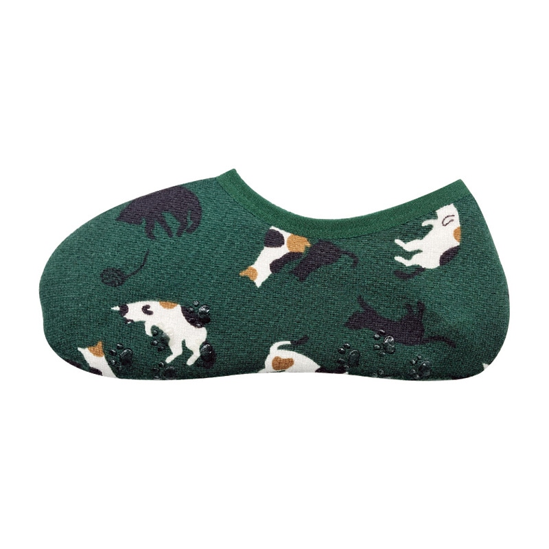 丸和貿易 ぽかそ ぽかぽかそっくす ショートタイプ ジャレミケネコ グリーン 200396607 1個（ご注文単位6個）【直送品】