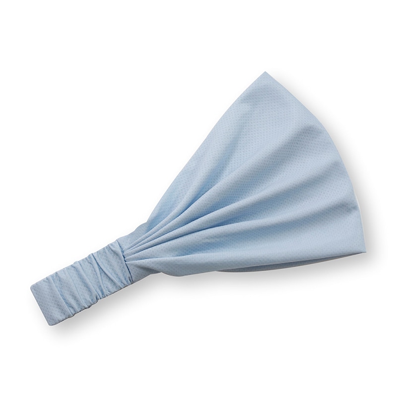 丸和貿易 ひんやりヘアバンド ブルー 400888405 1個（ご注文単位1個）【直送品】
