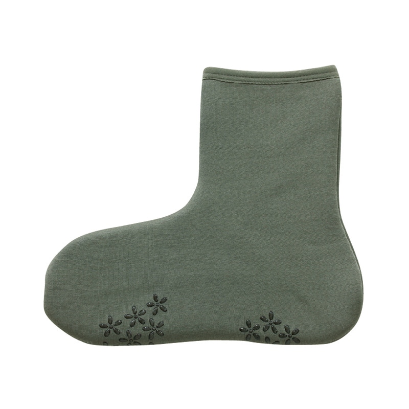 丸和貿易 ぽかそ ぽかぽかそっくす アンクルタイプ カーキ 200392509 1個（ご注文単位3個）【直送品】