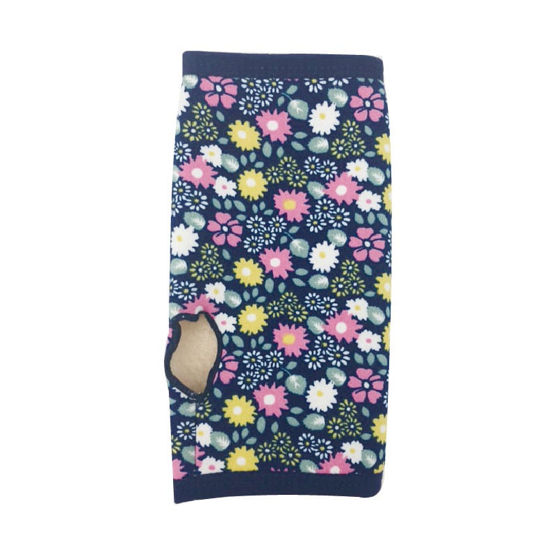 丸和貿易 ぽかそ ぽかぽかハンドウォーマー レトロフラワー ネイビー 200395604 1個（ご注文単位3個）【直送品】