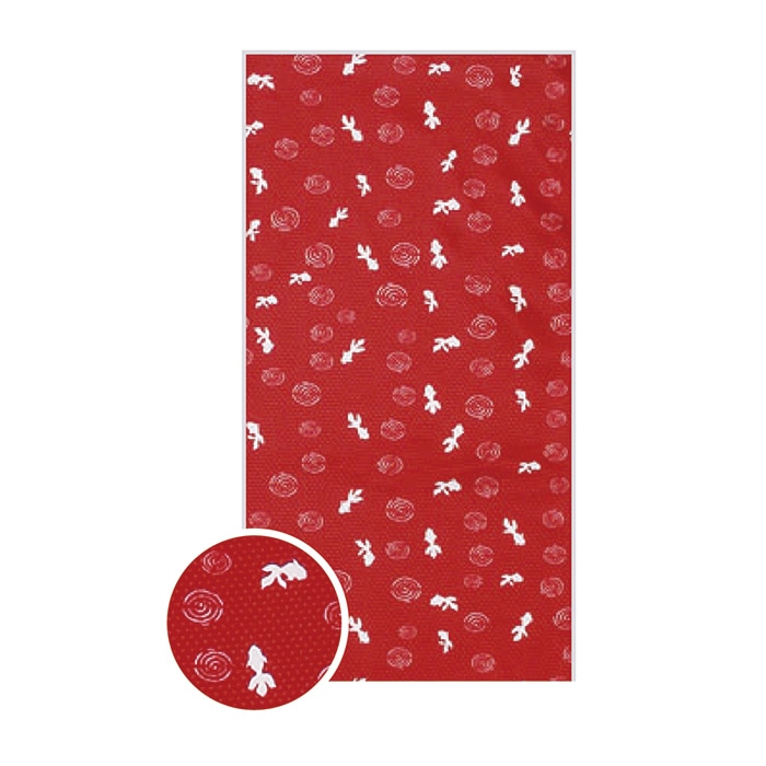 丸和貿易 小江戸 クールタオル 金魚 400871301 1個（ご注文単位1個）【直送品】