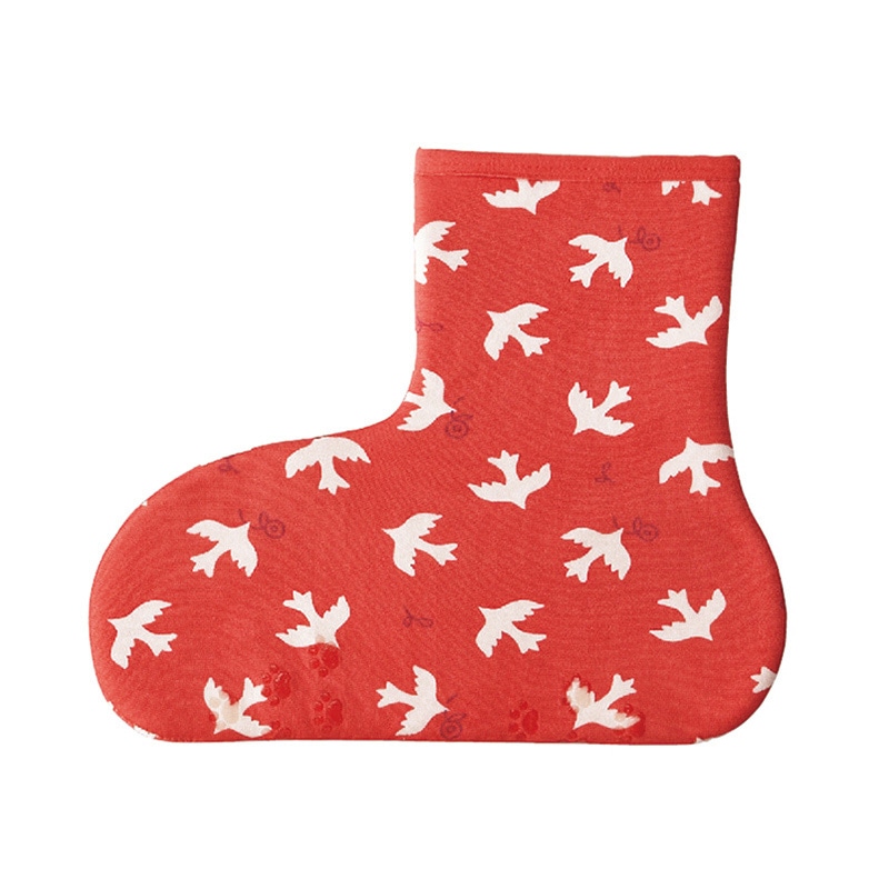 丸和貿易 ぽかそ ぽかぽかそっくす アンクルタイプ バード ピンク 200393110 1個（ご注文単位3個）【直送品】