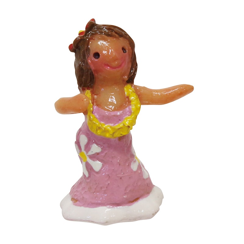 丸和貿易 ノーティー ミニマスコット ハワイアン フラガール ピンク 110388102 1個（ご注文単位6個）【直送品】