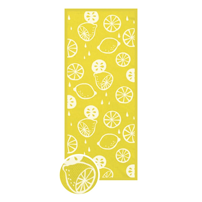 丸和貿易 小江戸 クールタオル 檸檬 400871313 1個（ご注文単位1個）【直送品】
