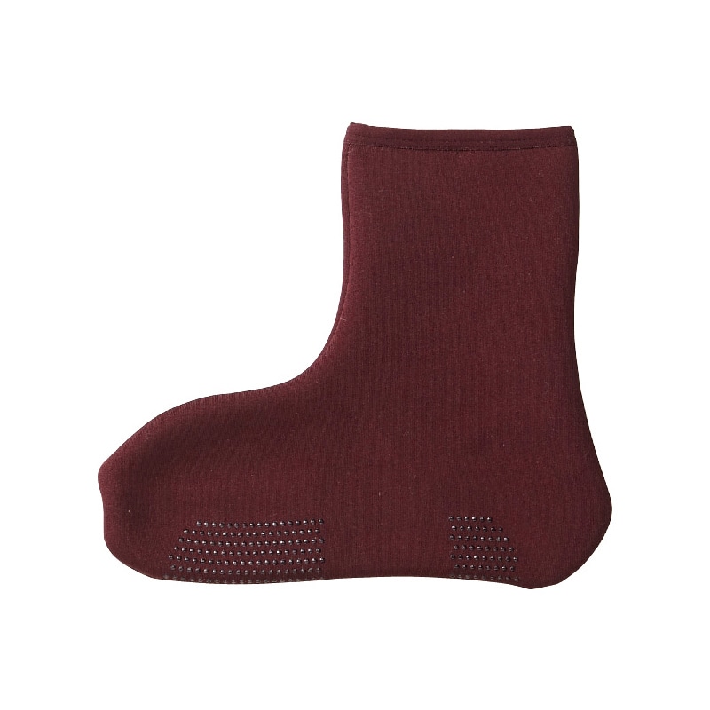 丸和貿易 ぽかそ ぽかぽかそっくす アンクルタイプ Lサイズ ワインレッド 200389804 1個（ご注文単位3個）【直送品】